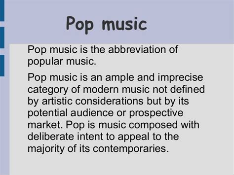 pop music meaning: The rhythm of life